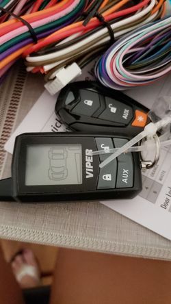 VIPER REMOTE START CAR ALARM INSTALLED