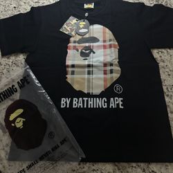 BAPE A Bathing Ape Check by Bathing Tee