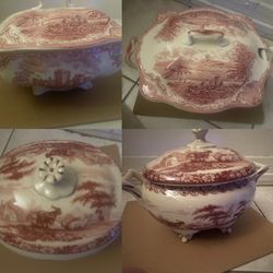 Soup Tureen with Lid + Tea Sets