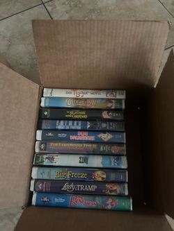 Around 52 vhs videos $60 for all