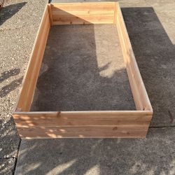 Natural Cedar Raised Garden Bed 6x3 Ft