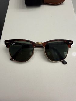 Raybans Clubmaster Brown Tortoise Great Condition