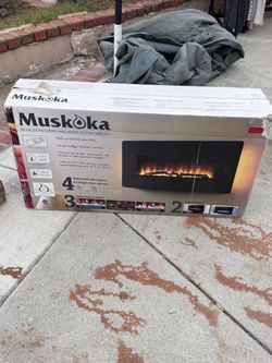 Wall Mount Electric Fireplace