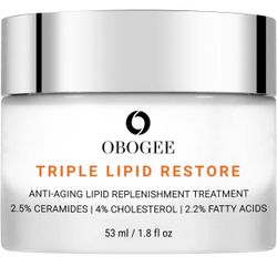 Triple Lipid-Peptide Cream: Enriched with Lipids, Ceramides, Peptides, Hyaluronic Acid, and Fatty Acid for Firming, Anti-Aging and Plumping Face Moist