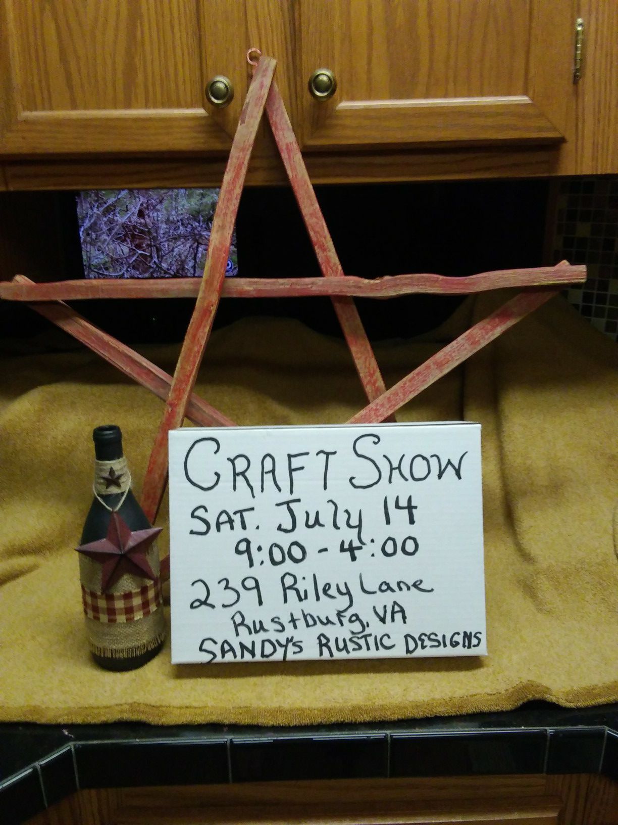 Craft Show for Sandy's Rustic Designs