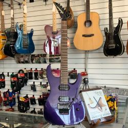 39 Inch Purple Jackson Professional 6 String Electric Guitar