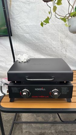 Nexgrill Daytona 2 Burner portable Gas Griddle with cover