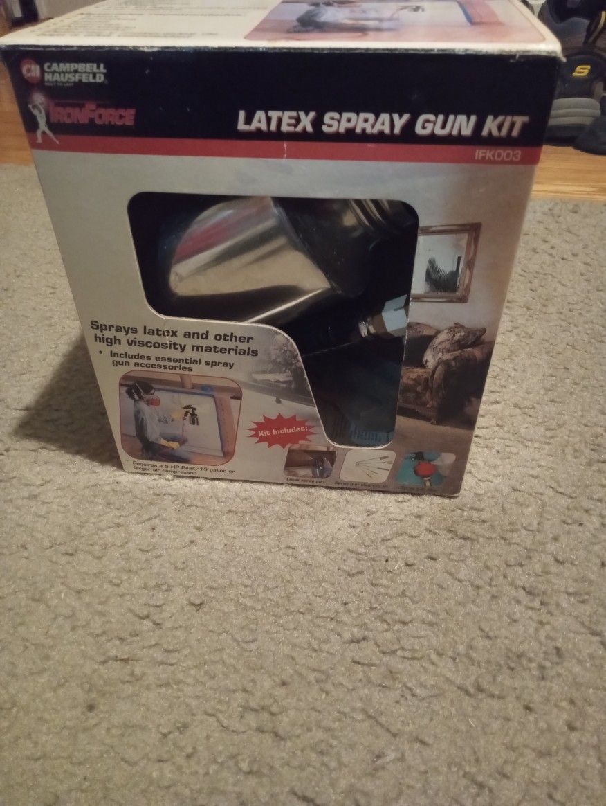 Latex Spray Gun Kit By Campbell Hausfrld