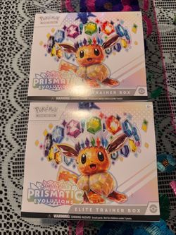Sealed Pokemon Prismatic Evolutions Elite Trainer Box