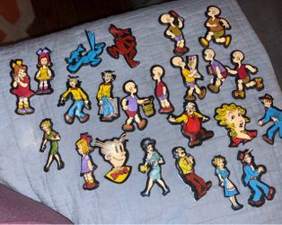 Vintage 1974 lot of 23 Blondie/Henry 3d magnets