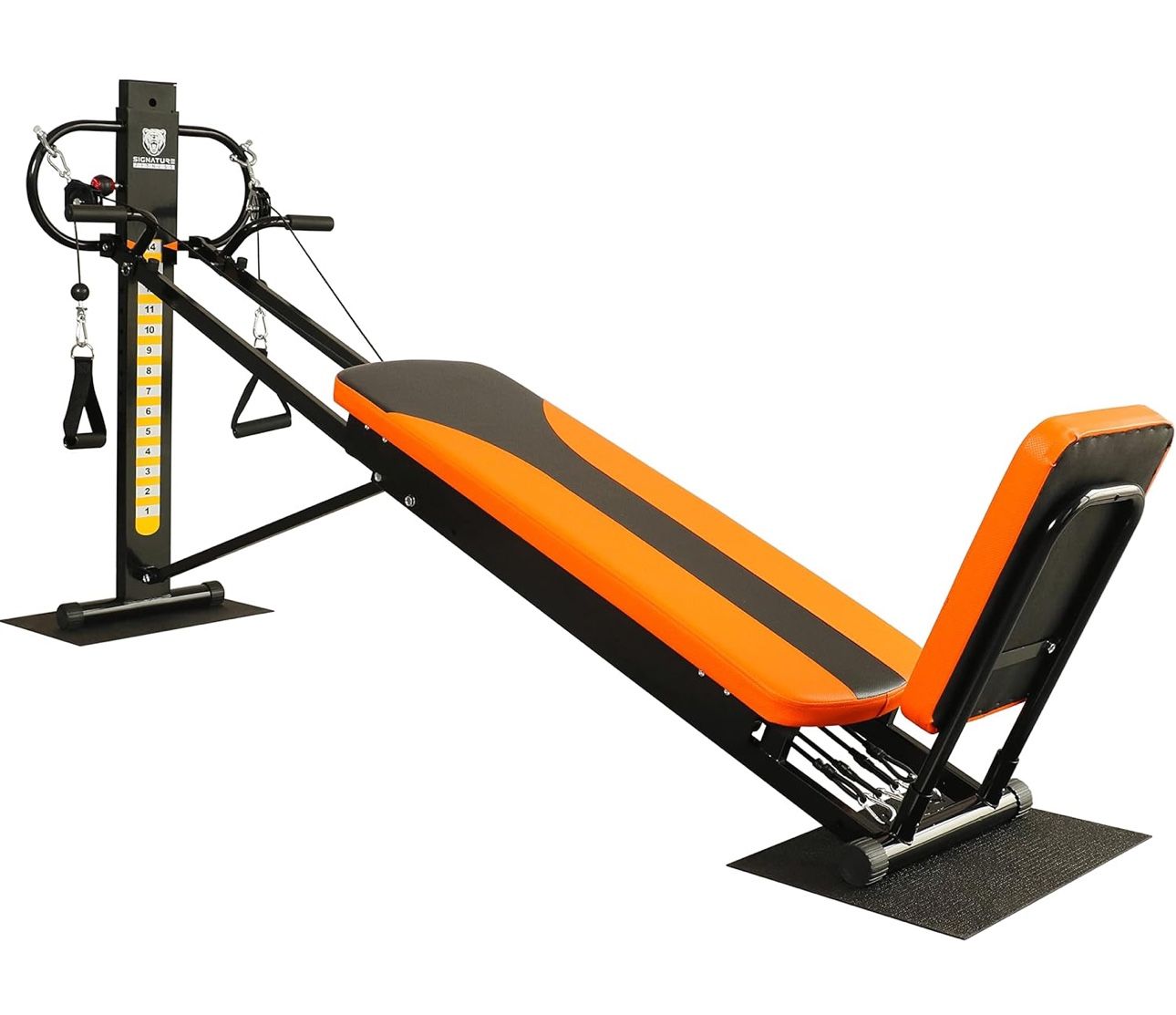 Fitvids Multifunctional Home Gym System Workout Station with 15 Resistance Levels