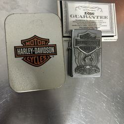 Y2K harley davidson zippo