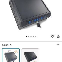 Pistols Safes for Storage Fireproof Fingerprint Unlock Wall Mounted Cabinets Storage Of Home Valuabl