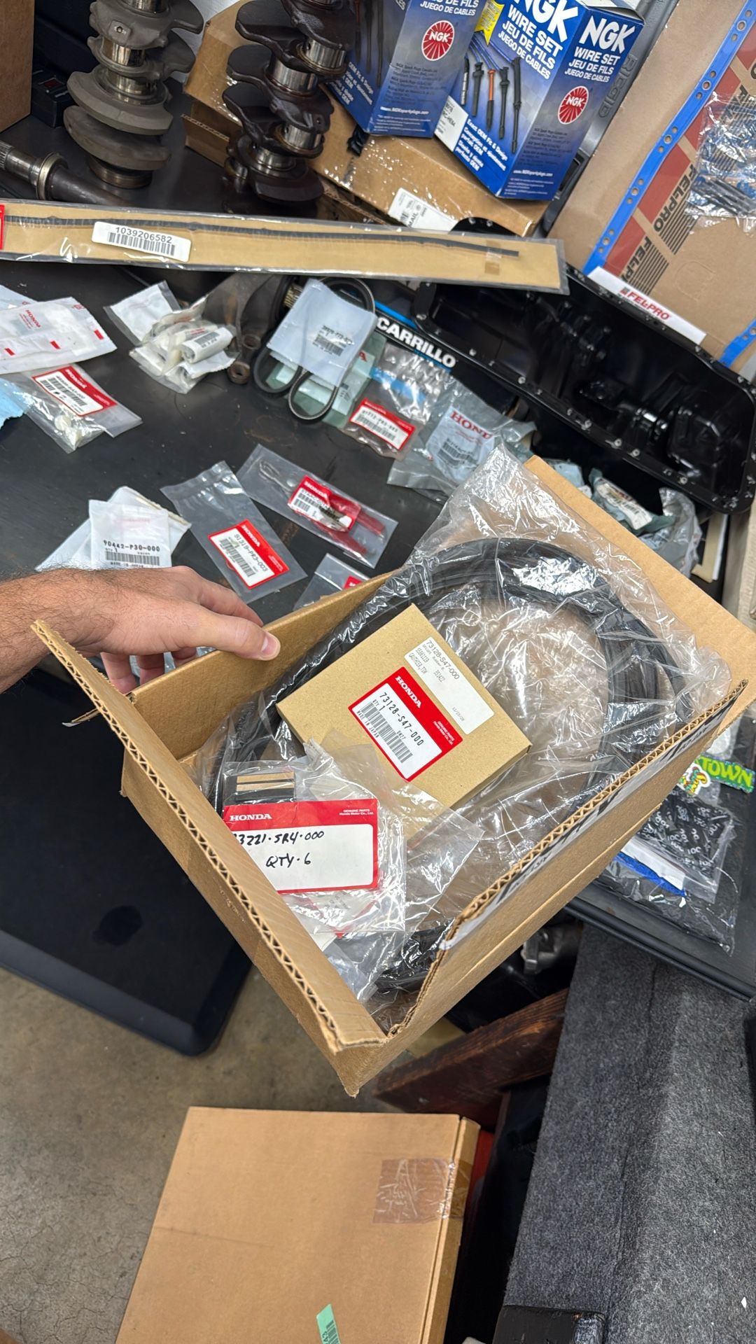 OEM Honda Parts, EK Windshield Sedan, Molding, Type R Ac Belt +more