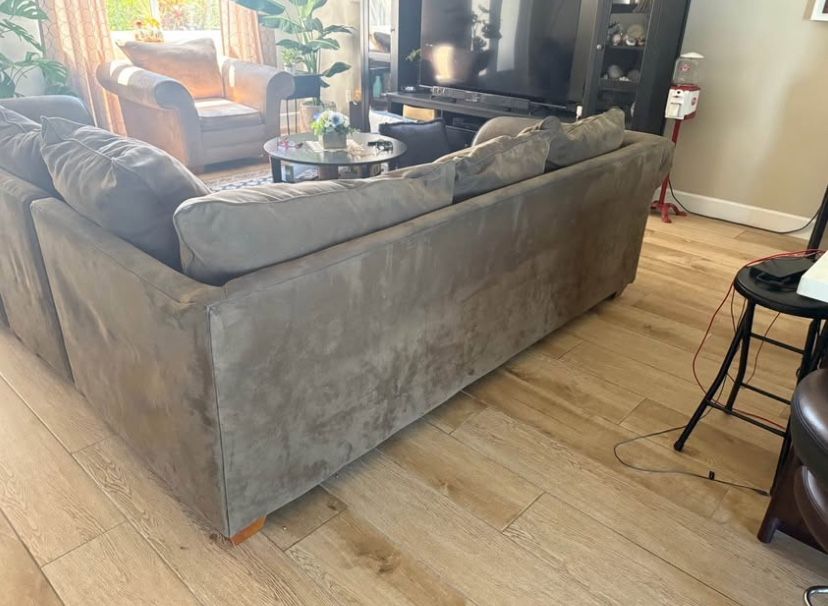 Brown Sectional Sofa And Chair