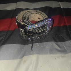 Vintage  Italian Leather  Bbsimons Belt 
