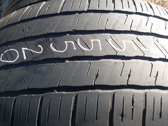 275 55 20 one Goodyear Eagle truck tire