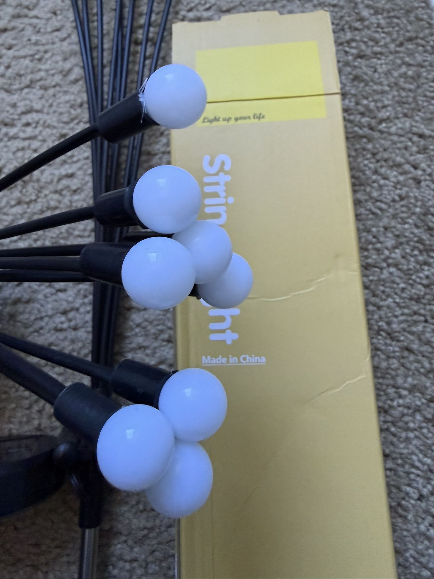 2 Pack Solar Firefly Lights – 16 LEDs – Sways in Wind – Waterproof – Cold White