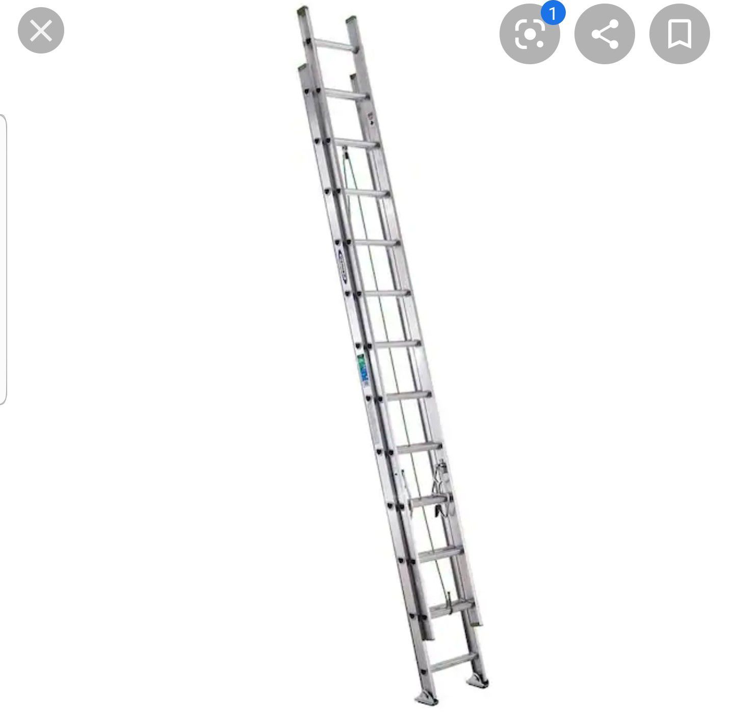 24 FT LADDER USE ONE FOR SALE