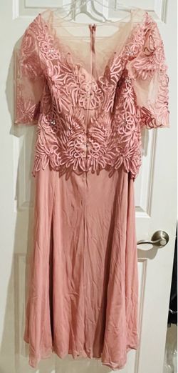 Embroidered Pink dress Eva