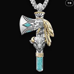 Stainless steel Jade Pendant