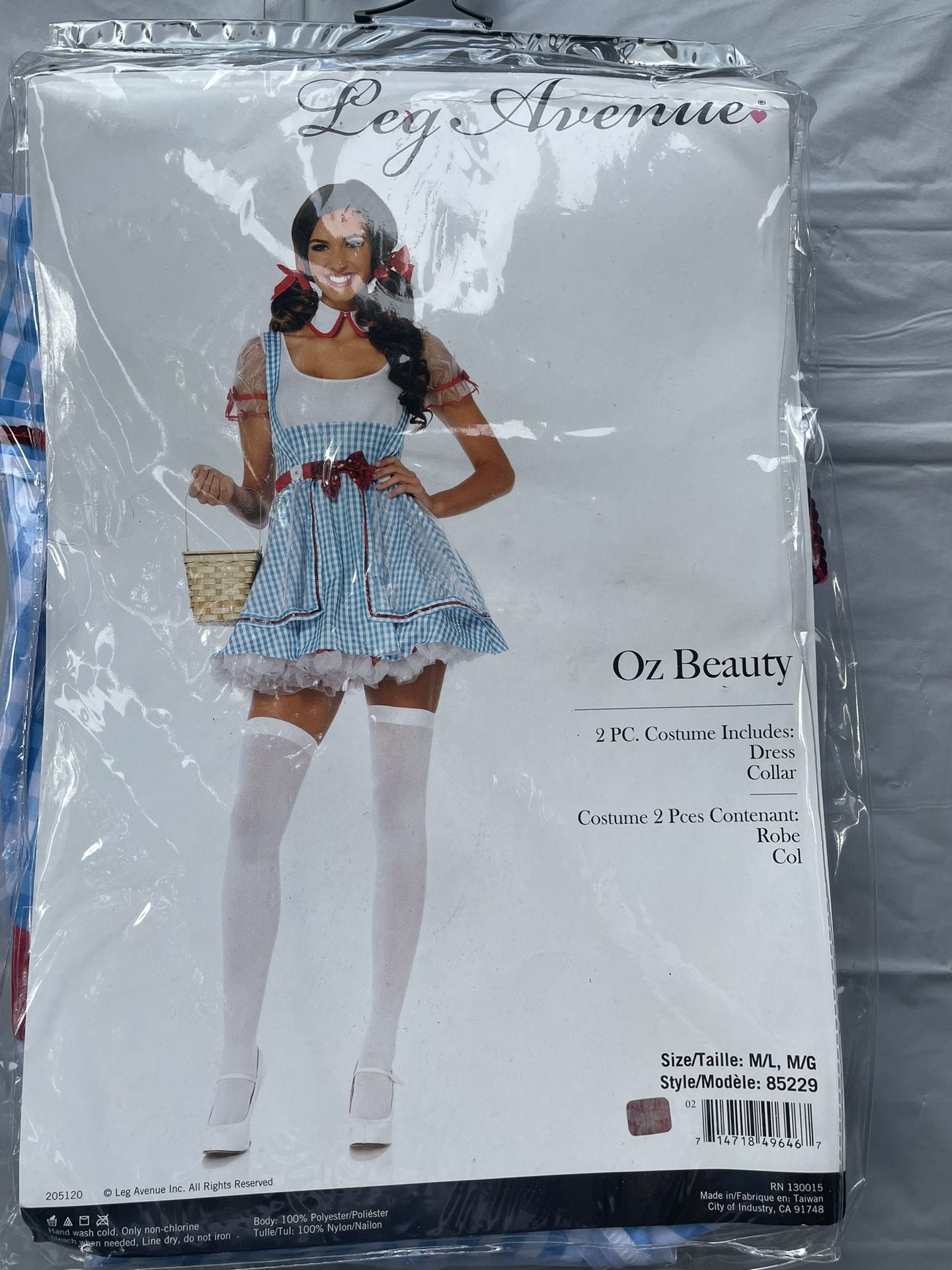 Dorothy-wizard Of Us Halloween Costume-new