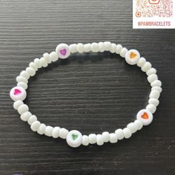 Heart Beaded Bracelet 