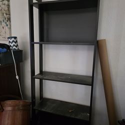 Black bookshelf