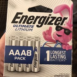 Energizer AAA  8 Pk Ultimate Lithium Brand New 
