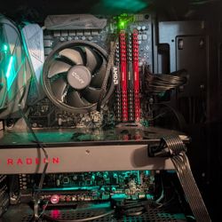 Desktop Gaming Pc Ryzen 3600x, Radeon 5700