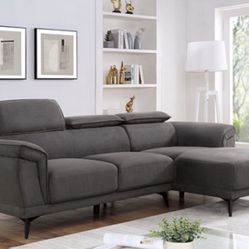 Dark gray sectional 