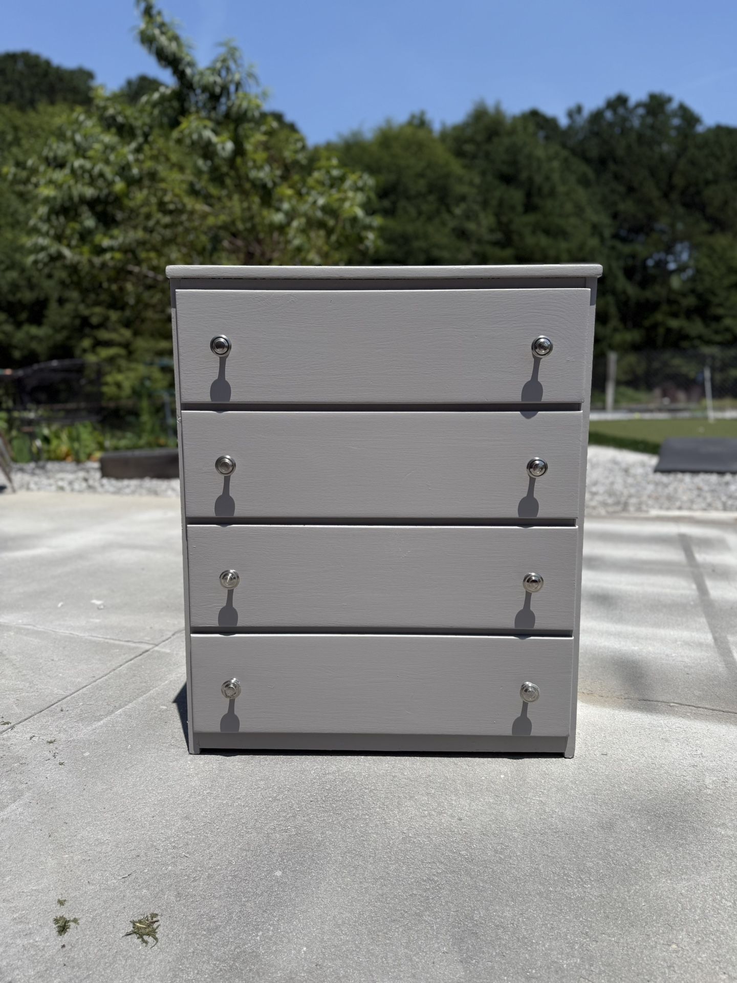 4 Drawer Grey Dresser