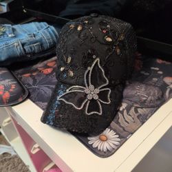women's sparkly hat