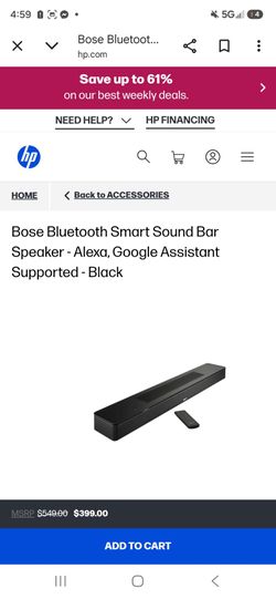Bose bluetooth smart speaker with remote