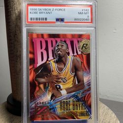 1996 Skybox Z Force ROOKIE Kobe Bryant PSA 8