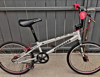 Kuwahara Lazerlite Pro BMX Race Bike - BOX Carbon Fork / Bombshell Wheels