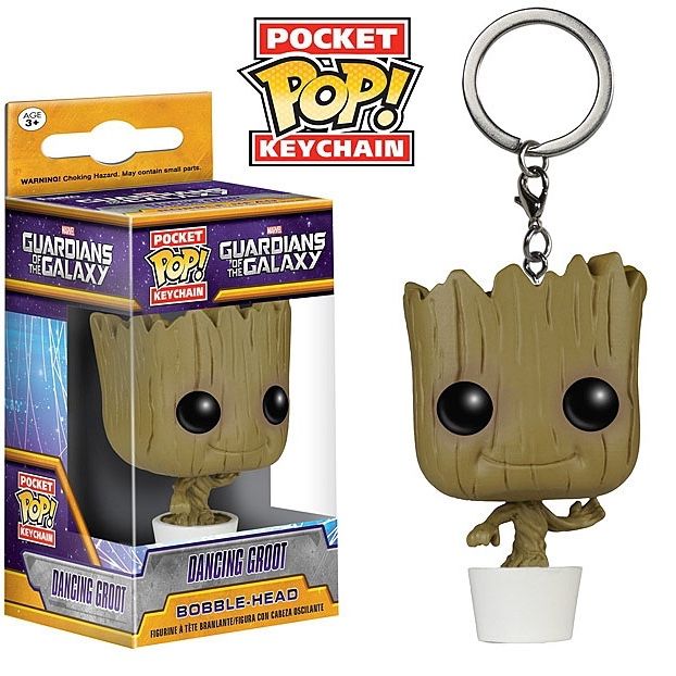 Dancing Groot Keychain