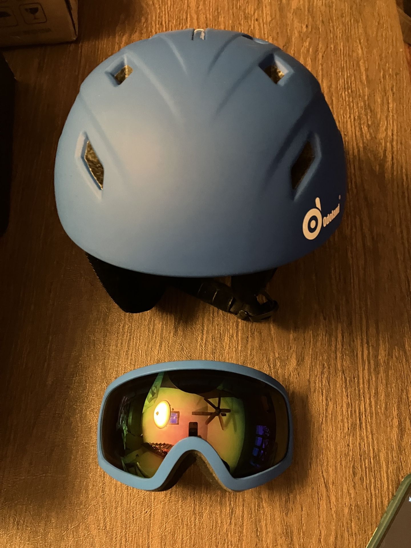 Ski Helmet With Goggles