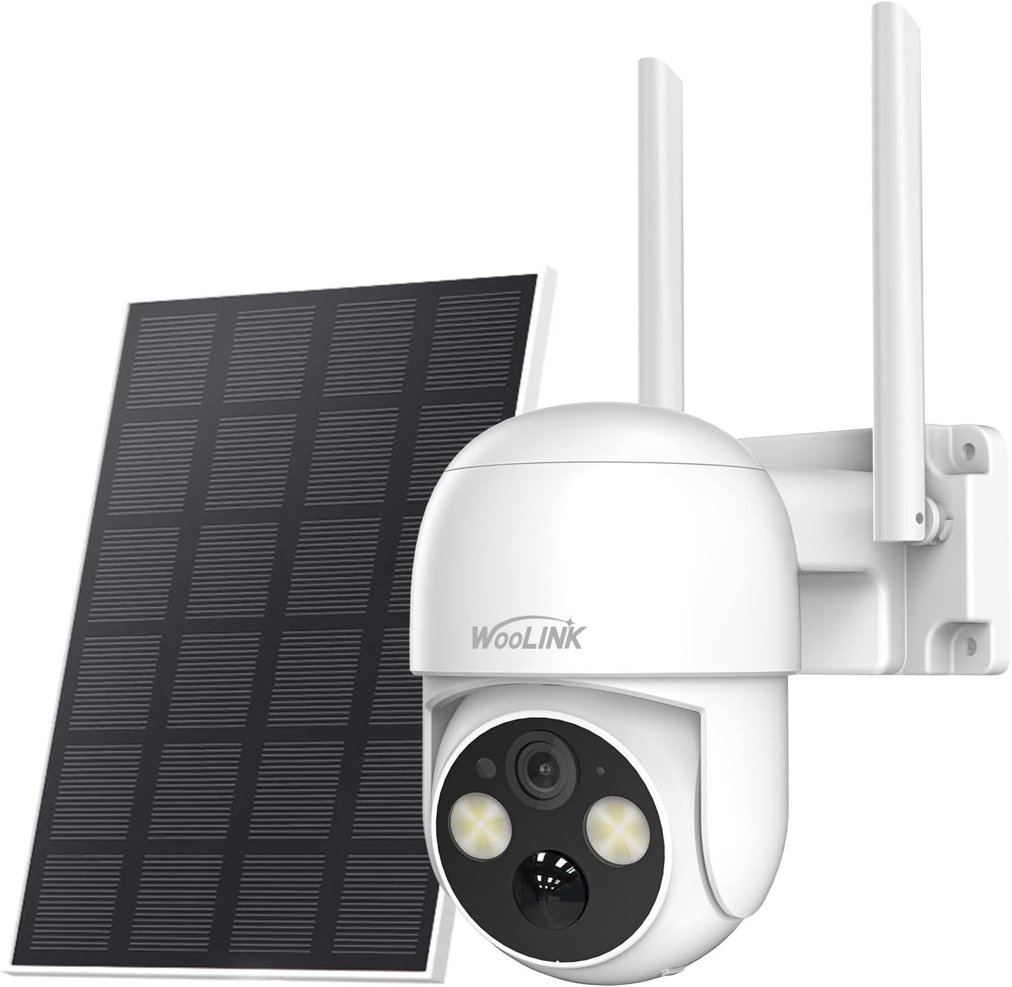 Solar Camera Outdoor Wireless, 2.5K Pan/Tilt Rechargeable Battery Powered Camera, 2.4GHz WiFi Camera for Home Security, Motion Detection, 2-Way Talk, 
