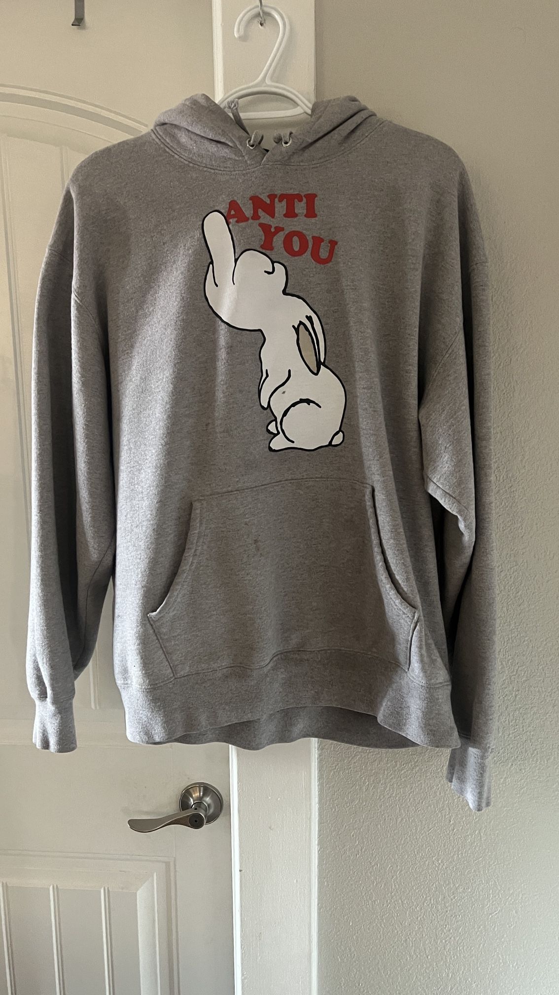 Supreme x UNDERCOVER Anti You Hooded Sweatshirt 'Heather Grey'