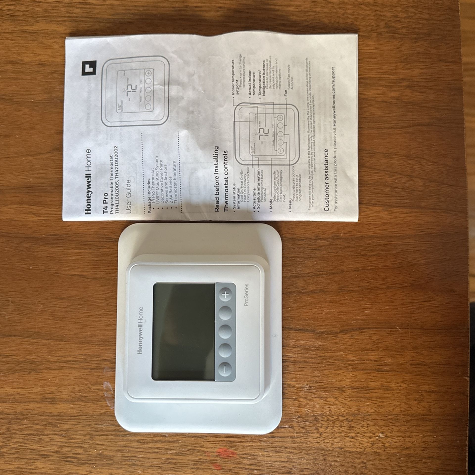 Honeywell T4 Pro Thermostat