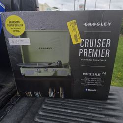 Crosley Cruiser Premier Portable Turntable 