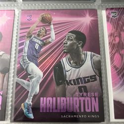 TYRESE HALIBURTON RC 2020-21 Chronicles Essentials PINK Parallel Foil #204 KINGS