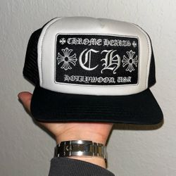  CHROME HEARTS CH Hollywood trucker hat