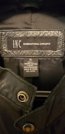 INC Men's Leather Jacket