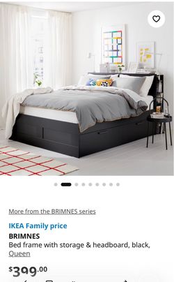 IKEA BRIMNES bed frame Queen