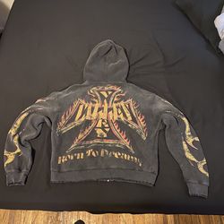 Valley Dreams Reborn Waffle Zip Up