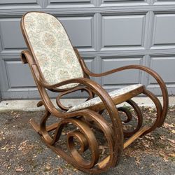 Vintage Thonet Bentwood Rocking Chair