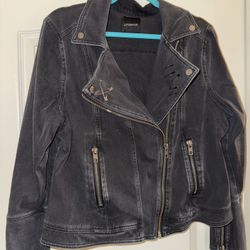 Liverpool Black Denim jacket - XL