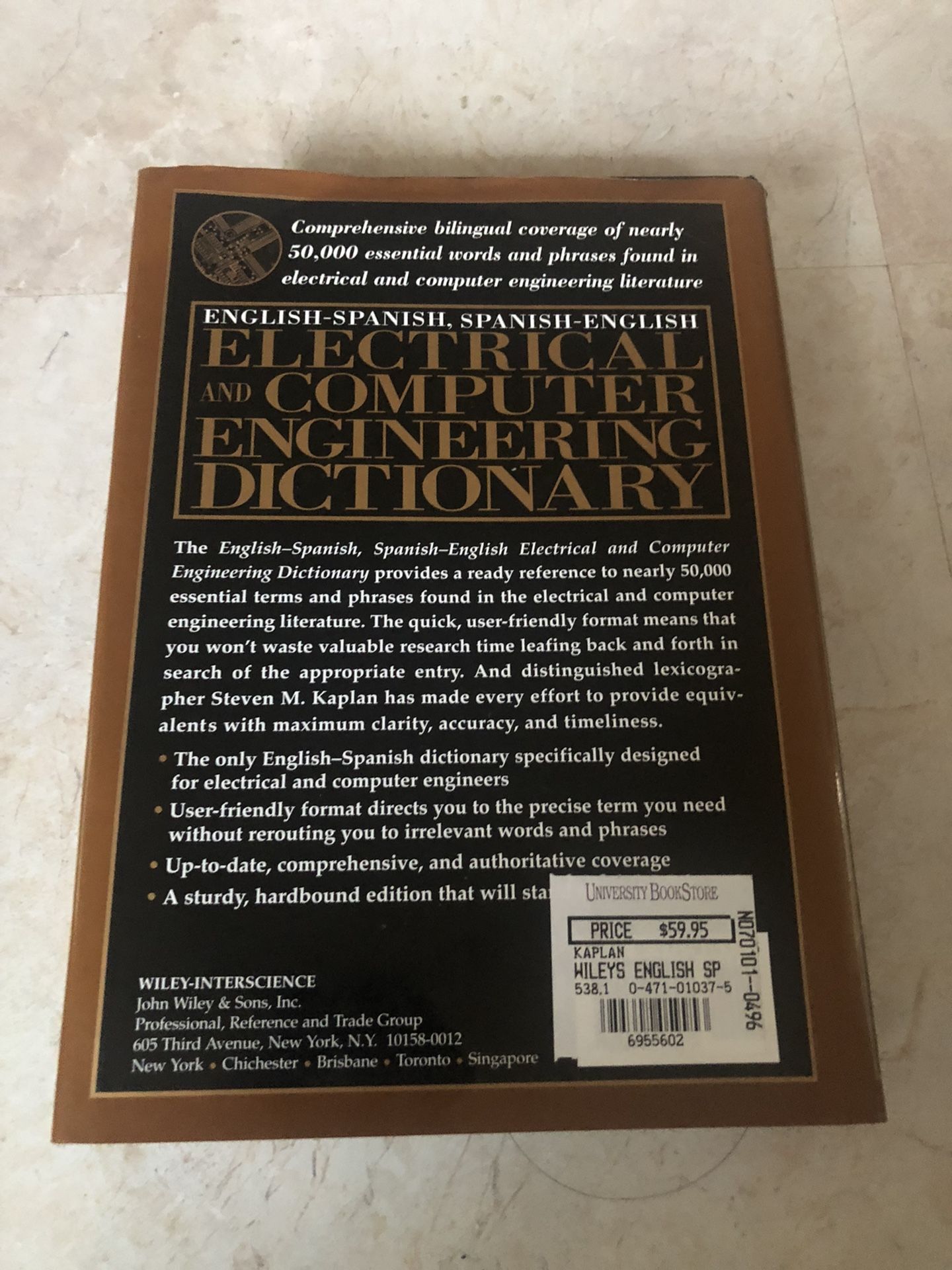 Electrical and Computer Engineering Dictionary Spanish To English